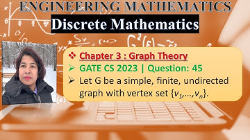 GATE CS 2023 | Question: 45 Let G be a simple, finite, undirected graph with vertex set {v1,…,vn}.