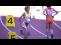 【Japanese girl track-and-field athlete】陸上中学生女子１00ｍ×４リレー予選６組