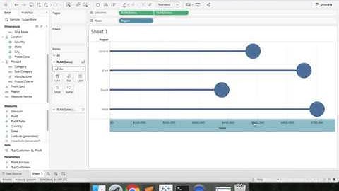 Tableau Tutorial - Lollipop Charts