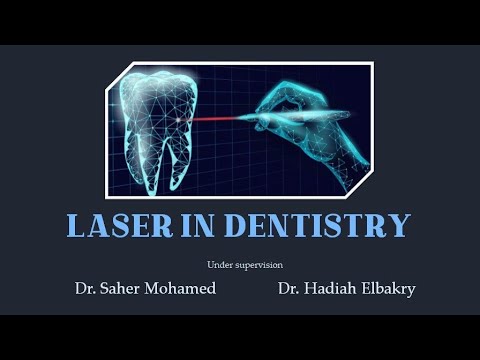 العرض التقديمي لموضوع الليزر في طب الأسنان
