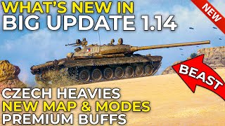 FINALLY Here - Czech Heavy Tanks, New Map, Buffs and More | World of Tanks Update 1.14 Review