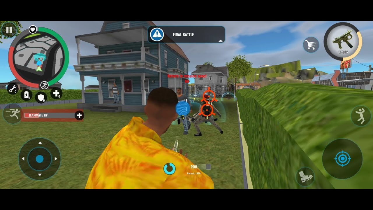 Gangster friend in trouble and escape from another gangsters in real