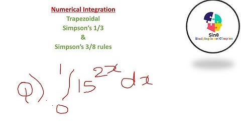 Numerical Integration (Trapezoidal & Simpson