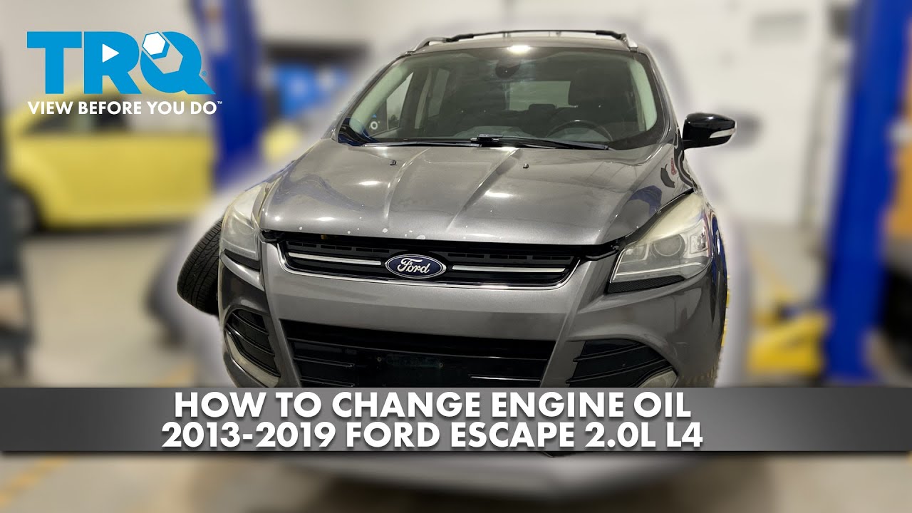 2019 Ford Escape Oil Change