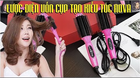 LƯỢC ĐIỆN UỐN CỤP TẠO KIỂU TÓC ĐA NĂNG NOVA 8810
