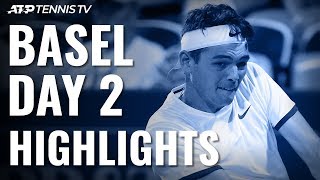 Fritz Shocks Zverev; Tsitsipas Wins, Fognini Stays In Race To London | Basel 2019 Highlights Day 2