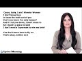 Kacey Musgraves - Wonder Woman | Lyrics Meaning