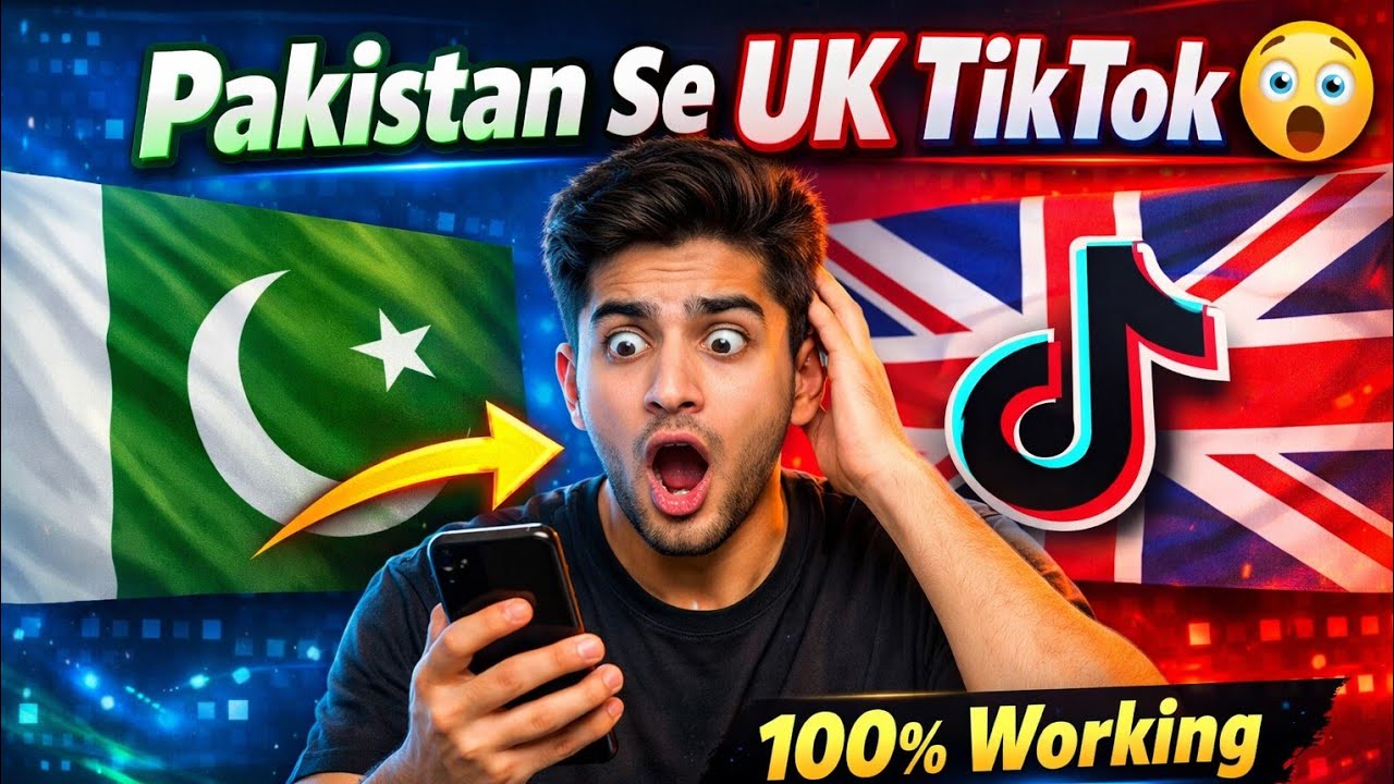 Pakistan Se Beth Kar UK TikTok Account Kaise Banayein 😱 | 100% Working Method 2026 🔥 | Jam Awais