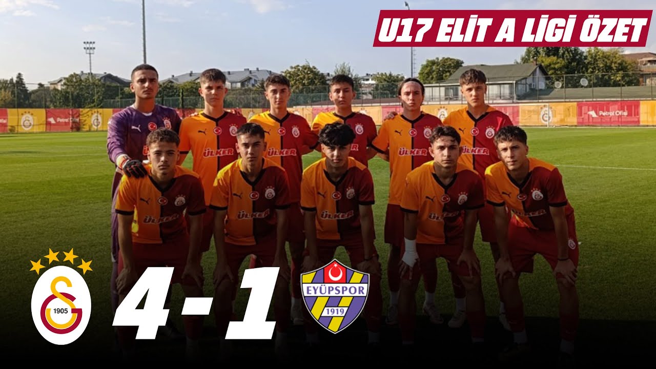 Galatasaray 4-1 İkas Eyüpspor | 6. Hafta  U17 Elit A Ligi Özet