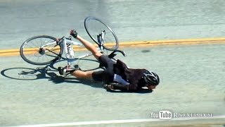 30 mph Bicycle Lowside Crash