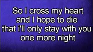 Maroon 5 - One More Night (Lyrics)