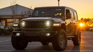 AT NIGHT 2025 Jeep Wrangler 4xe Willys '41 — Headlights, Displays & Night Visibility Real-World Test