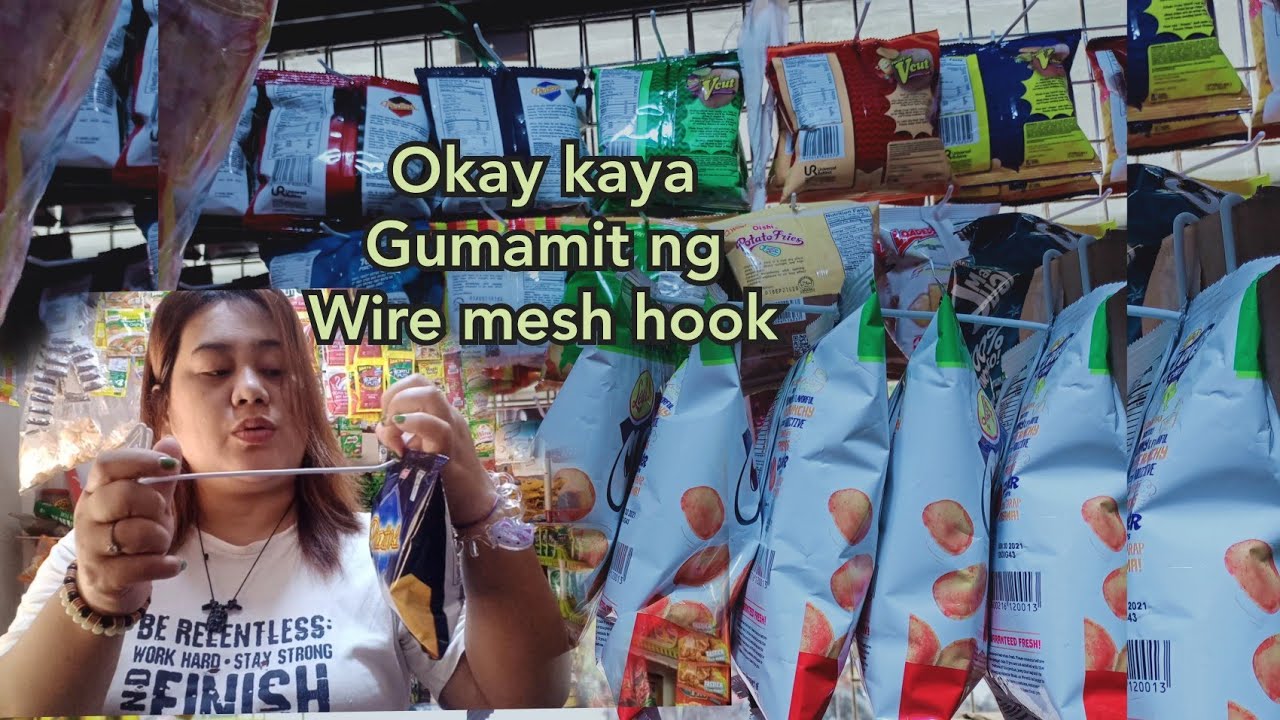 Tindahan Vlog: Gumamit ako ng wire mesh hook para mas organized at maganda ang aking paninda