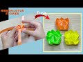 Amazing beautiful lotus flower making idea with ribbon  craft ribbon ideas diy flowers trick