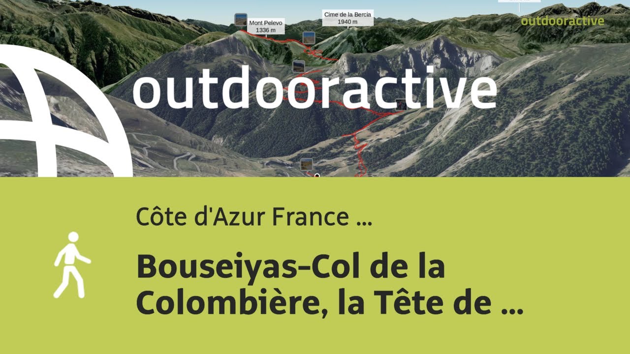 randonnée dans les Alpes-Maritimes: Bouseiyas-Col de la Colombière, la Tête ...