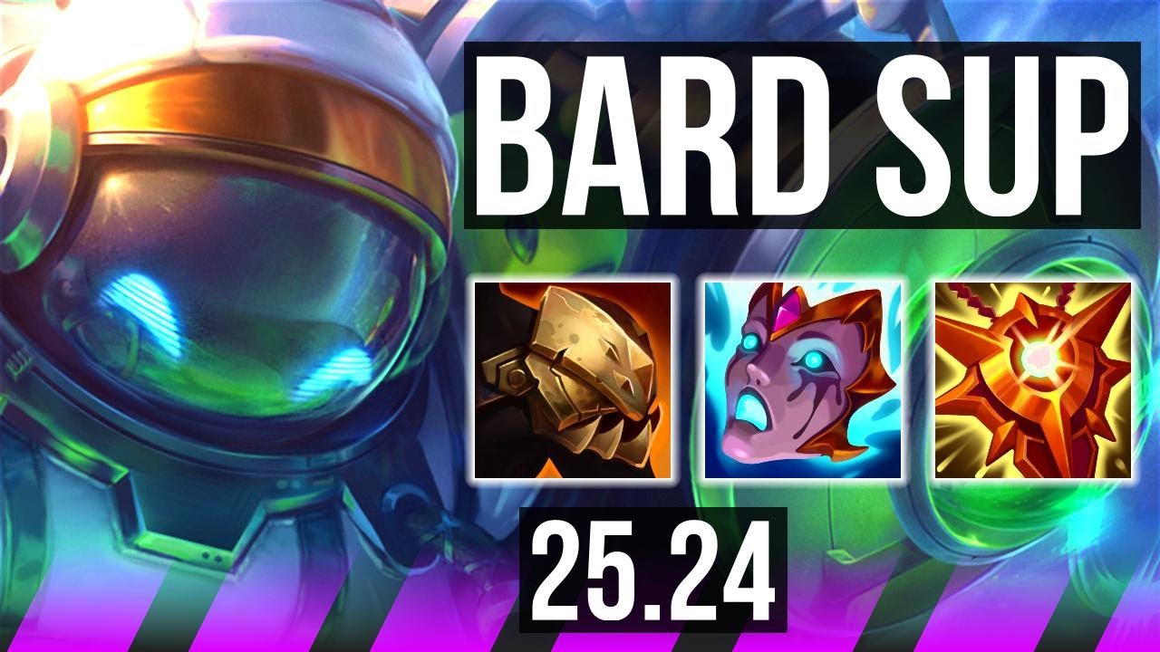 BARD & Tristana vs BLITZCRANK & Yasuo (SUP) | 45K damage | EUW Master | 25.24