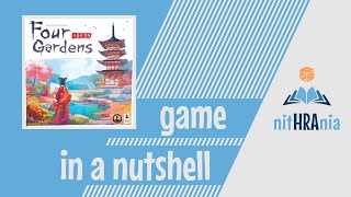 Game in a Nutshell - Four Gardens (how to play)