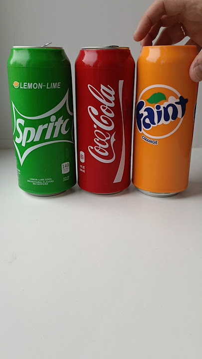 Sprite, Coca-Cola and Fanta #sprite #cocacola #fanta