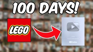 100 days of building silver play buttons!