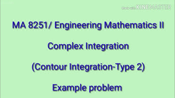 M 2(MA 8251)(Part-7) Contour Integration-Type 2[In Tamil]