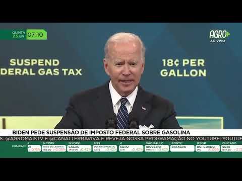 Biden pede suspensão de imposto federal sobre gasolina | AgroMais