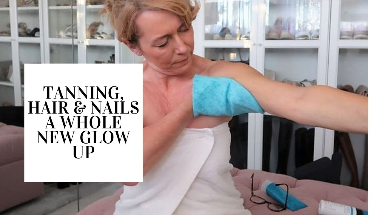 Tanning, hair and nails. A whole new glow up! - YouTube