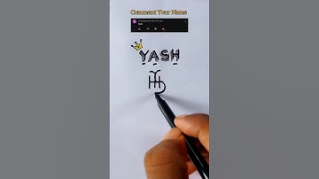 Comment Your Name For Next Logo #shortvideo #art #logo