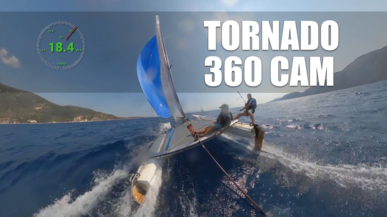 Tornado sailing in Vassiliki Bay – testing the GoPro Max