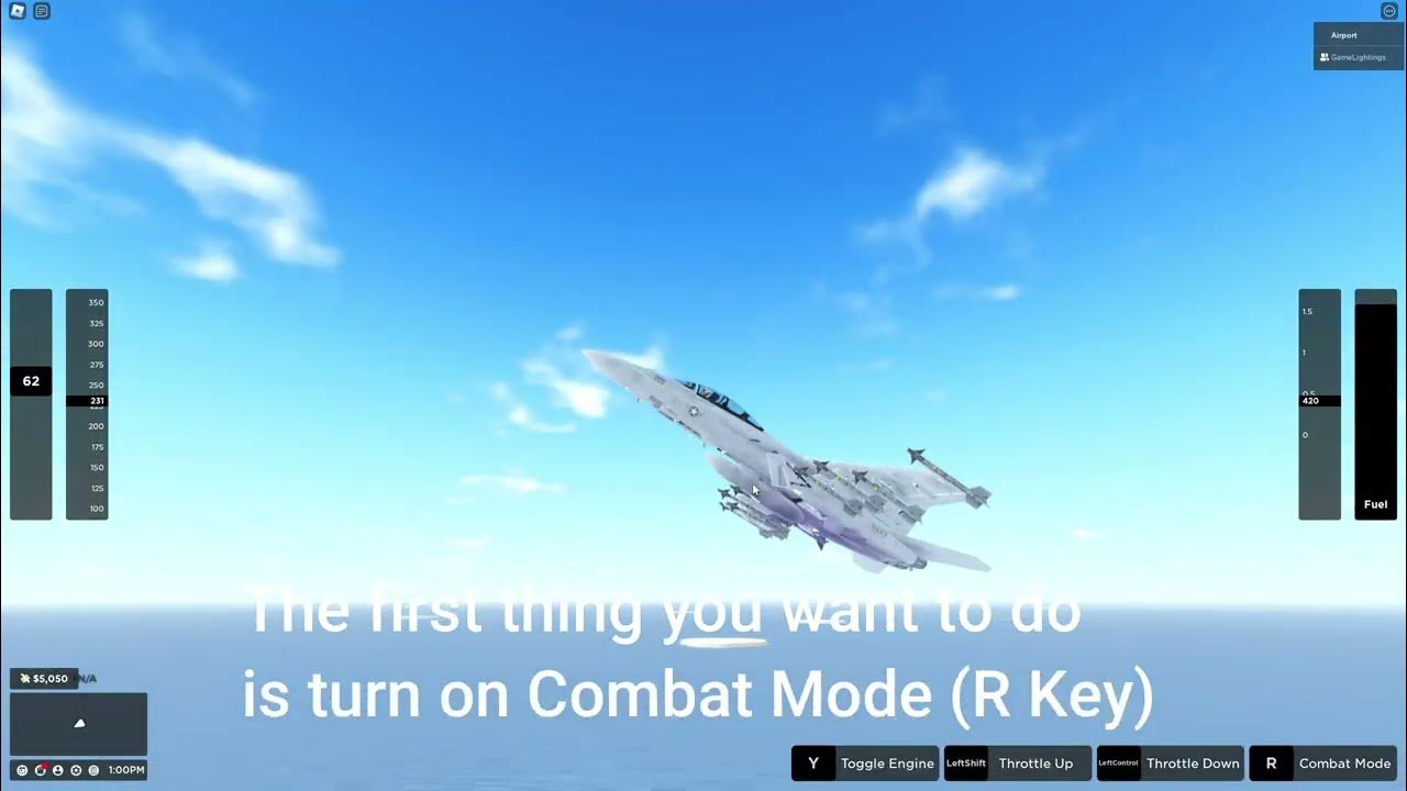 How to use missiles (Aircraft Carrier Roblox) YouTube