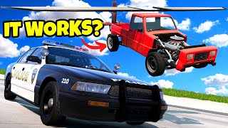 I Made The WORST Flying Pigeon to Outrun the Police in BeamNG Drive Mods!