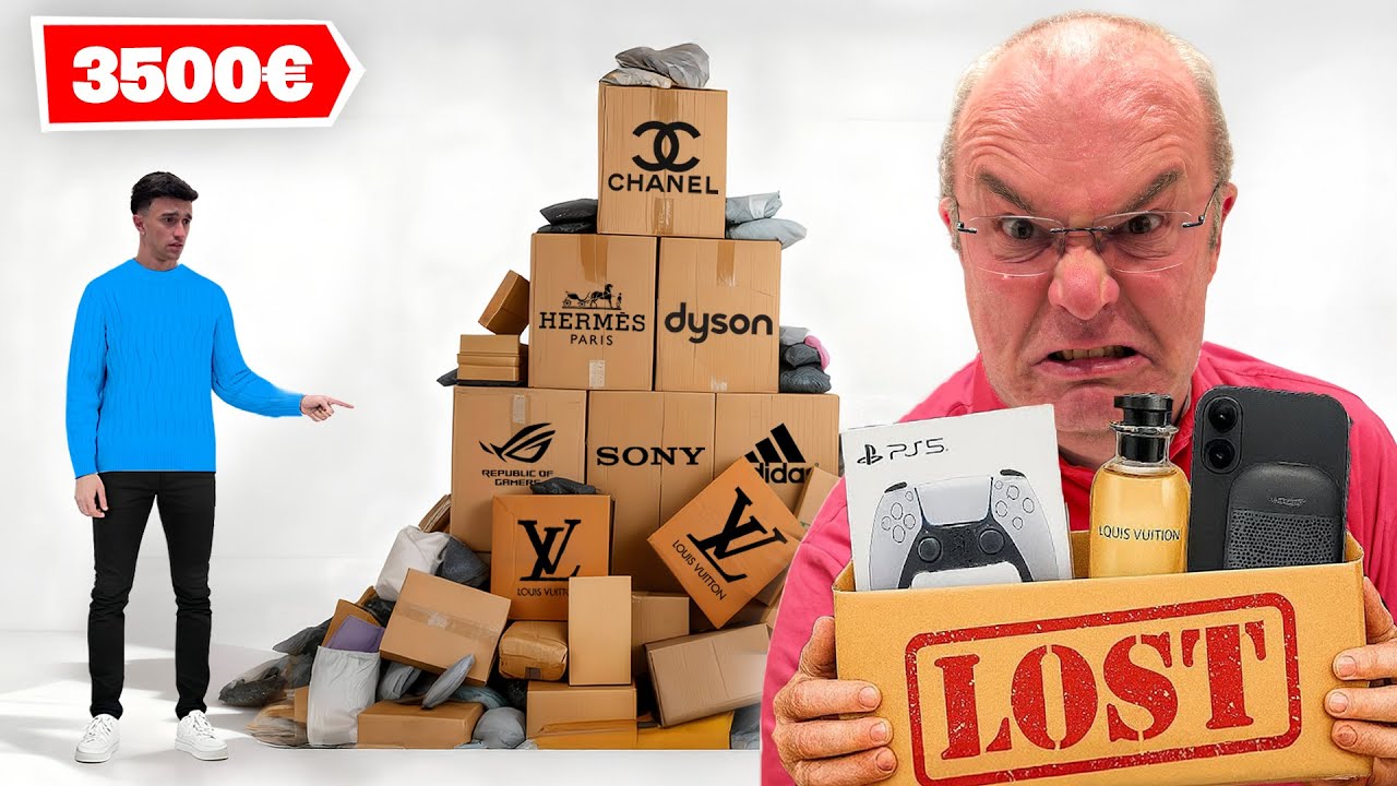 PAPÀ HO COMPRATO 3500 EURO di PACCHI SMARRITI e HO TROVATO.. *UNBOXING ...