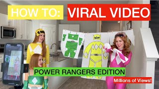 HOW TO: VIRAL VIDEO - MAGIC PAPER TOK (Power Ranger Edition)