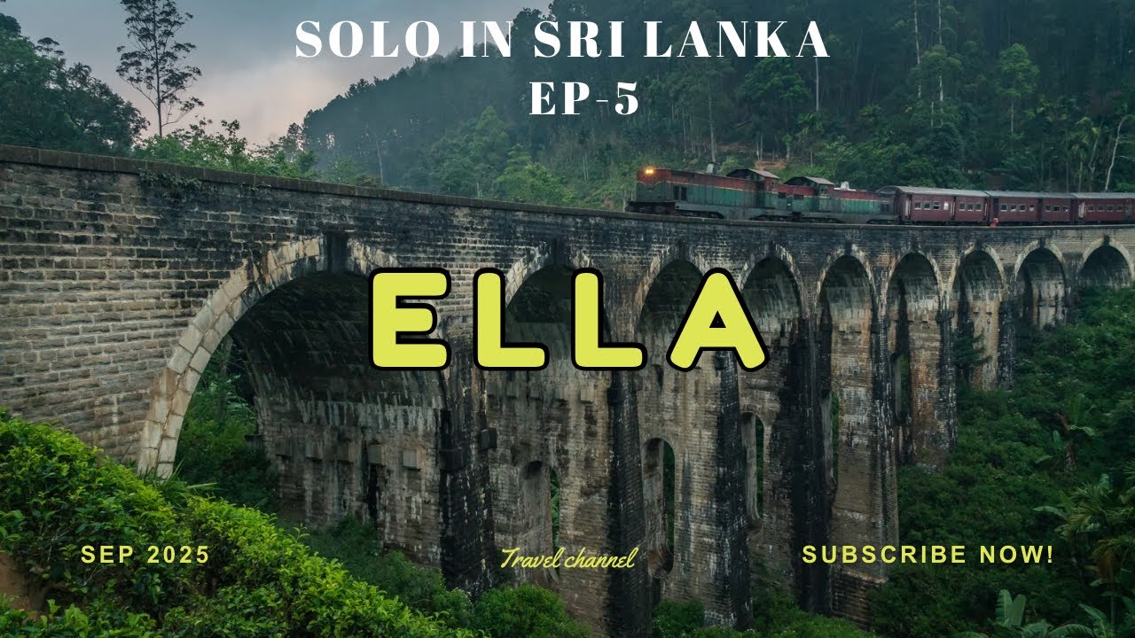 Little Adam’s Peak & Nine Arch Bridge 🇱🇰 | Sri Lanka Travel Vlog 2025 | Solo in Sri Lanka Ep-5