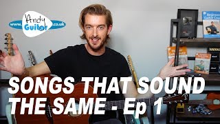 Video thumbnail of "Songs that sound basically the same // Ep 1 Wonderwall"