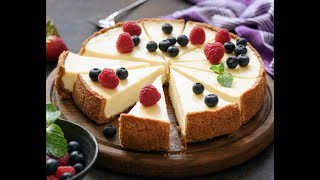 Cheese cake under 5 minutes  No bake recipe using digestive biscuit