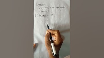 Predecessor Of A Number#shorts