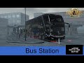 Обзор Bus Station (мода автобусных перевозок) и  Marcopolo G7 1800Dd V2.0 для Euro truck Simulator 2