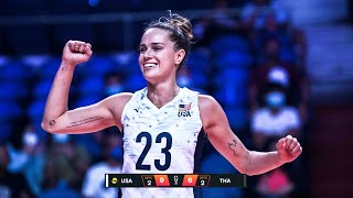 USA Volleyball Team Made Crazy Comeback and Beat Thailand in World Championship 2022 !!!