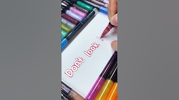 Outline Markers for Serenity & Focus #stationery #aesthtic #relaxingasmr