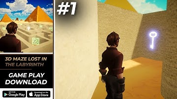 3D Maze Lost in the Labyrinth Gameplay | 3D Maze Puzzle Game Download (Android, iOS)