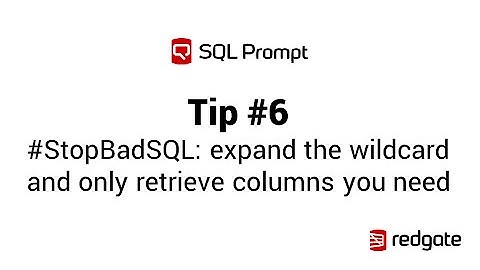 SQL Prompt - expanding the wildcard