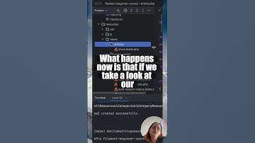 Genereer filamentresource met model en migratie #laravel #filamentphp