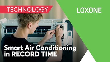 Smart Air Conditioning in UNDER 3 MINUTES: AC Control Air | Loxone [4k]