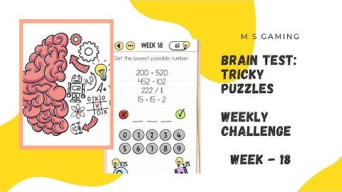 Brain Test: Tricky Puzzles Weekly Challenge, Week - 18 || Walkthrough Solution || #shorts