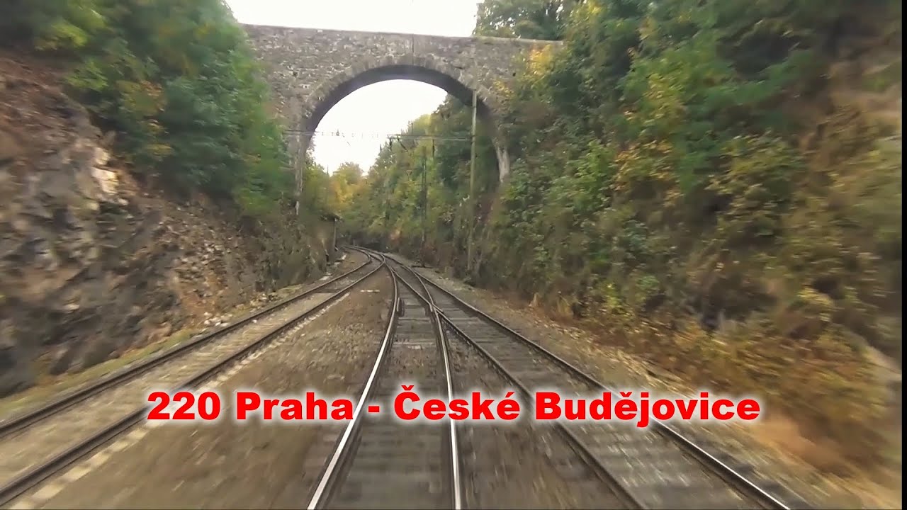 Trať 220 Praha - České Budějovice (2.část Tábor - České Budějovice)