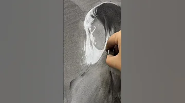 This Drawing Used A Little Magic Drawing Charcoaldrawing Portraitdrawing Charcoalshading 