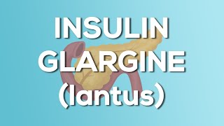 Insulin Glargine (Lantus / Toujeo) Nursing Drug Card (Simplified) - Pharmacology