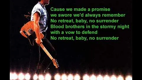 Bruce Springsteen & The E Street Band Live 1975 85 NO SURRENDER.wmv