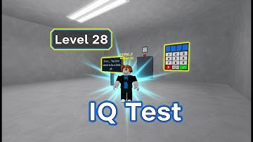 IQ Test Level 28 in Roblox || Solved in Seconds!