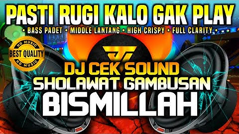 [Hd Music] DJ CEK SOUND ACARA HAJATAN - SHOLAWAT GAMBUSAN BISMILLAH - FULLBASS HOREG 🔊🔊